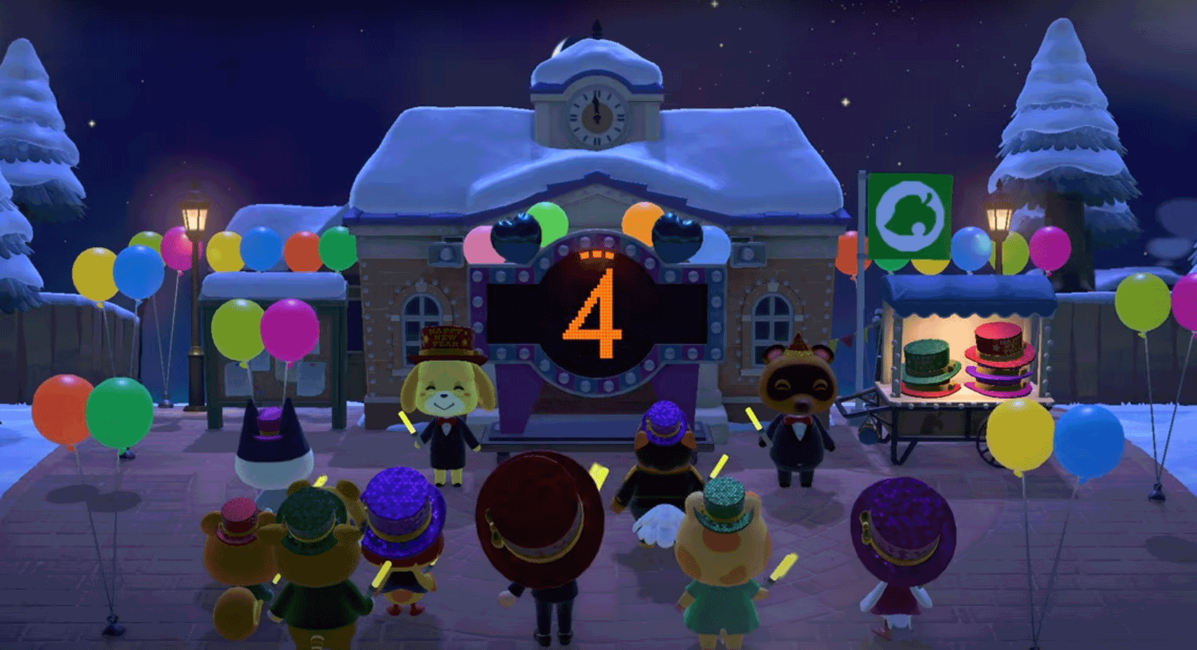 动物之森跨年夜活动攻略，以及12月限时订购物品一览